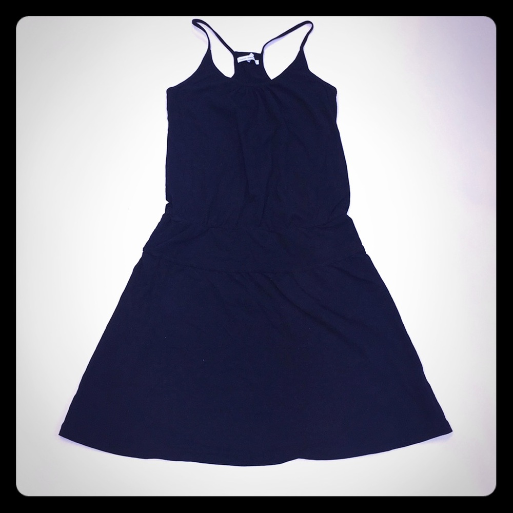 James Perse Black Empire Waist Dress Size 2